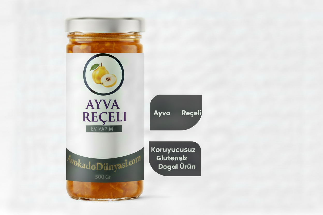 Ev Yapımı Ayva Reçeli 500 Gr